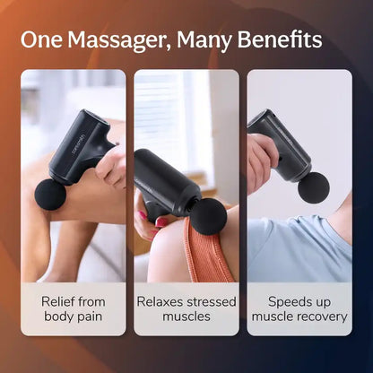 Agaro Charge Go Massage Gun Body Massager for Pain Relief 4 Heads