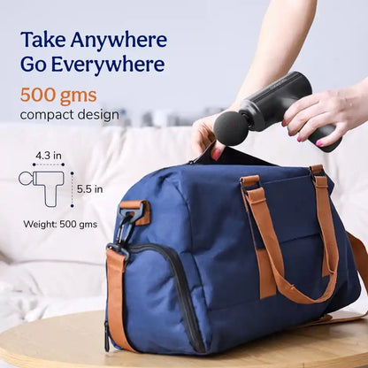 Agaro Charge Go Massage Gun Body Massager for Pain Relief 4 Heads